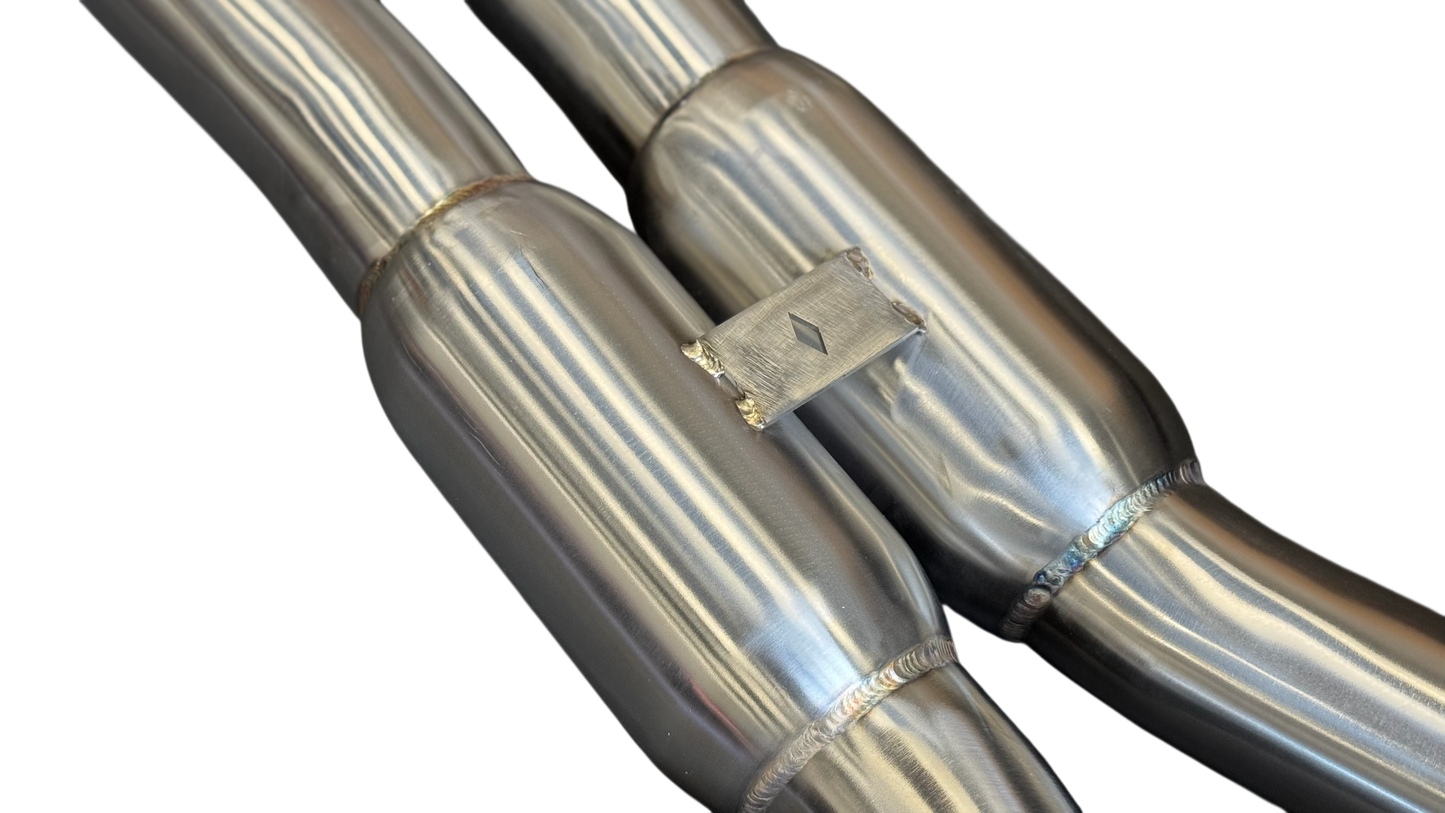 EVOLUTION M | BMW G8x M3/M4 Competition EQUAL LENGTH Exhaust Midpipe with OPF Sensor connectors