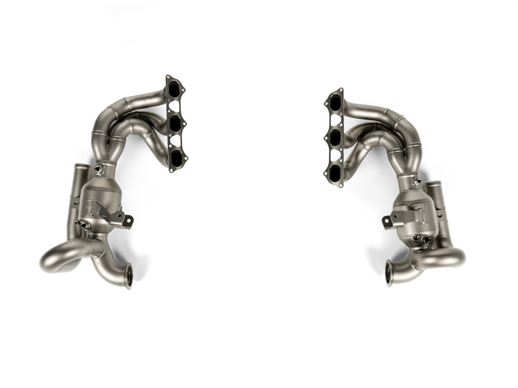 AKRAPOVIC – Evolution Header Set (Titanium) for Porsche 911 (992.2) GT3 / GT3 Touring view 1