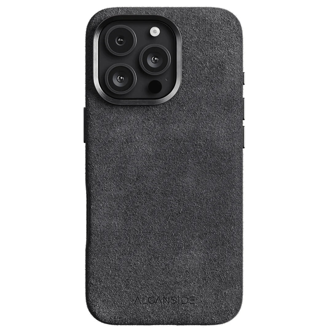 Alcanside | iPhone 16 Pro Alcantara Case | Space Grey