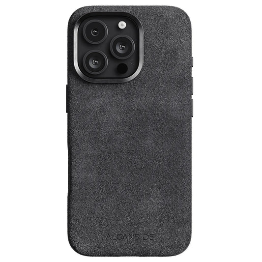 Alcanside | iPhone 16 Pro Alcantara Case | Space Grey