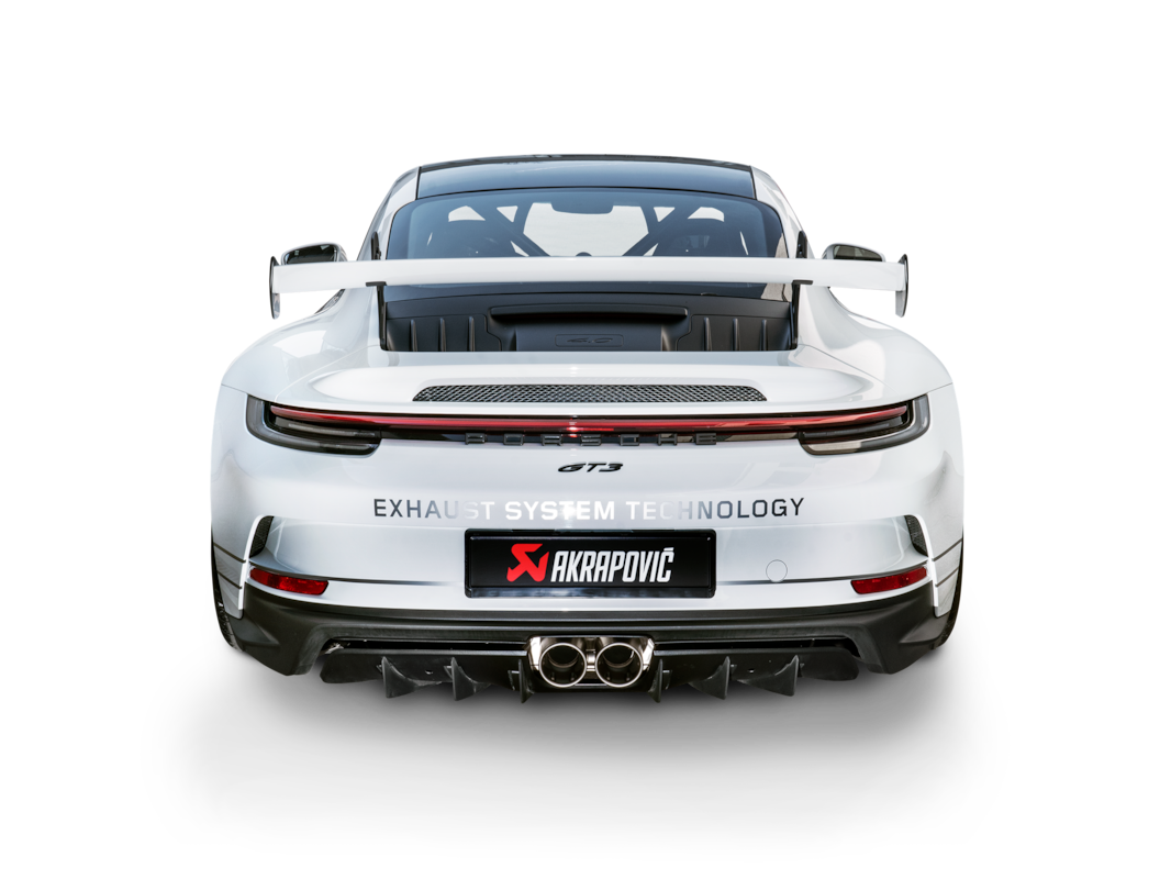 AKRAPOVIC | PORSCHE 911 (992.1) GT3 / GT3 Touring Slip-on Race Line (Titanium) Exhaust
