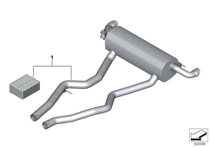 BMW M Performance | G2x M340i / M440i Exhaust Rear Silencer