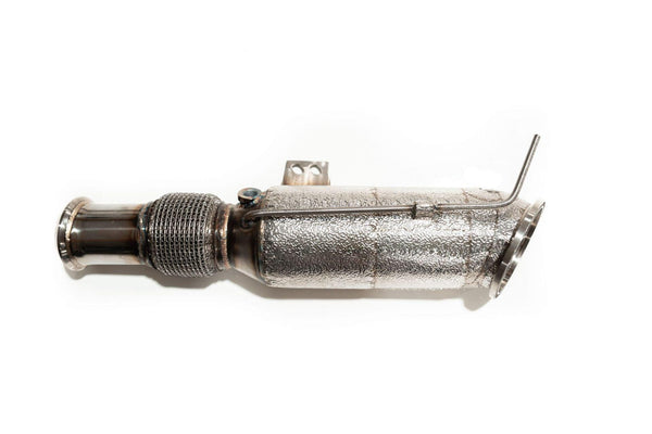 AULITZKY – ECE (TÜV) Downpipe with 200 cell HJS Sport-Cat – BMW M340i/M440i xDrive (G20/G22) OPF sold by AutoTopNL