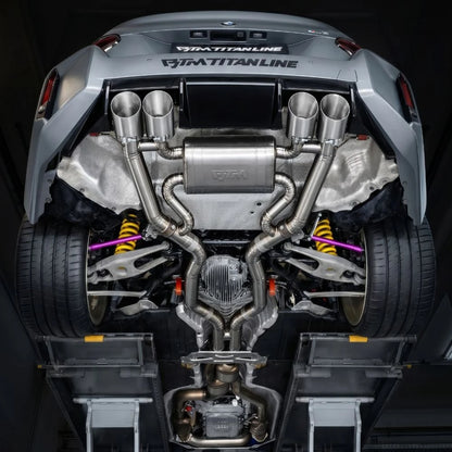 BTM Turbo | BMW G87 M2 Titanium OPF Back Slip-on Exhaust TUV/ECE Approved