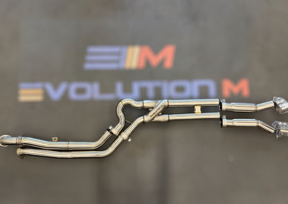 EVOLUTION M | BMW G8x M3 / M4 (Competition/CS/CSL) Equal Length Z-PIPE  OPF Delete Midpipe