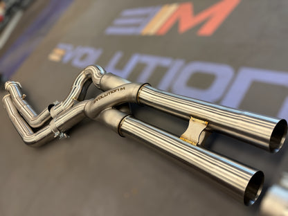 EVOLUTION M | BMW G8x M3 / M4 (Competition/CS/CSL) Equal Length Z-PIPE  OPF Delete Midpipe