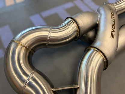 EVOLUTION M | BMW G8x M3 / M4 (Competition/CS/CSL) Equal Length Z-PIPE  OPF Delete Midpipe