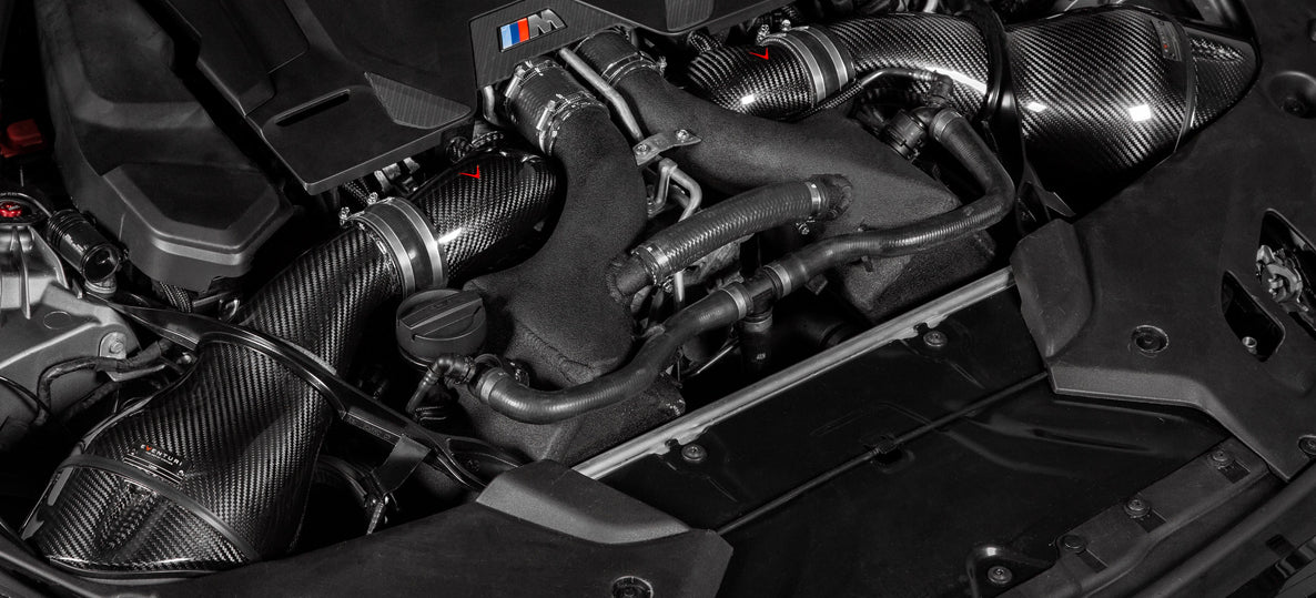 EVENTURI | BMW F90 M5 Carbon Fiber Turbo Inlets (High-Flow Upgrade for Maximum Boost Response)