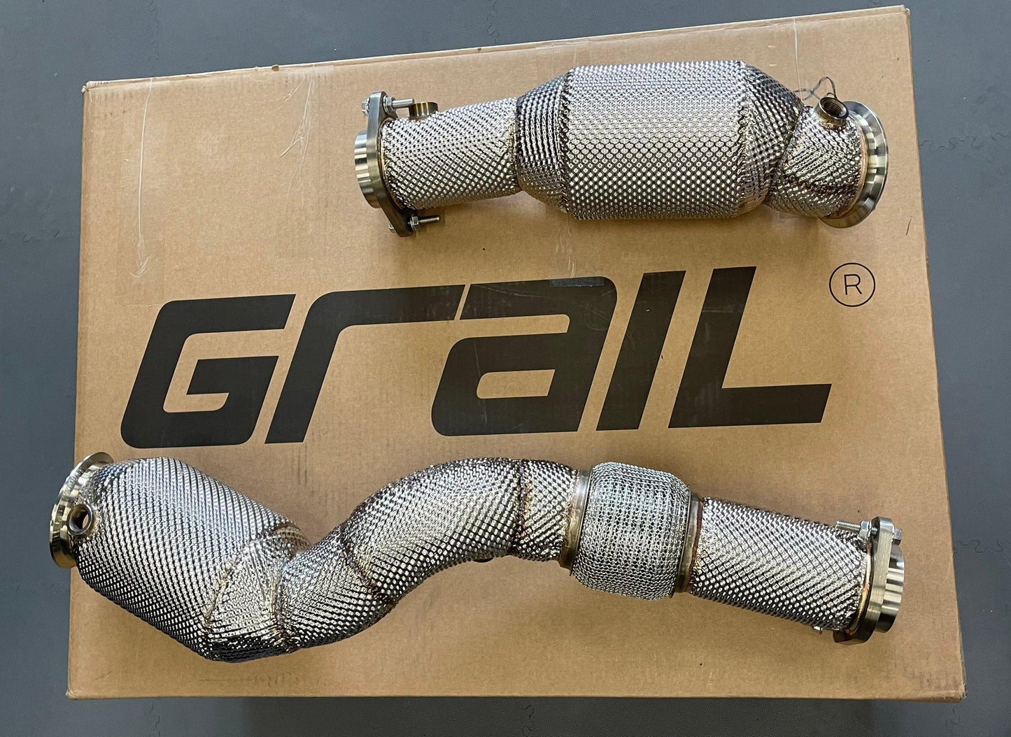 GRAIL | BMW G8x M3/M4 (competitie) 200 cel-downpipes ECE/TÜV-gecertificeerd