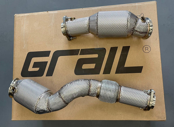 GRAIL – BMW G8x M2/M3/M4 (Competition) 200 cell downpipes ECE/TÜV Certified sold by AutoTopNL