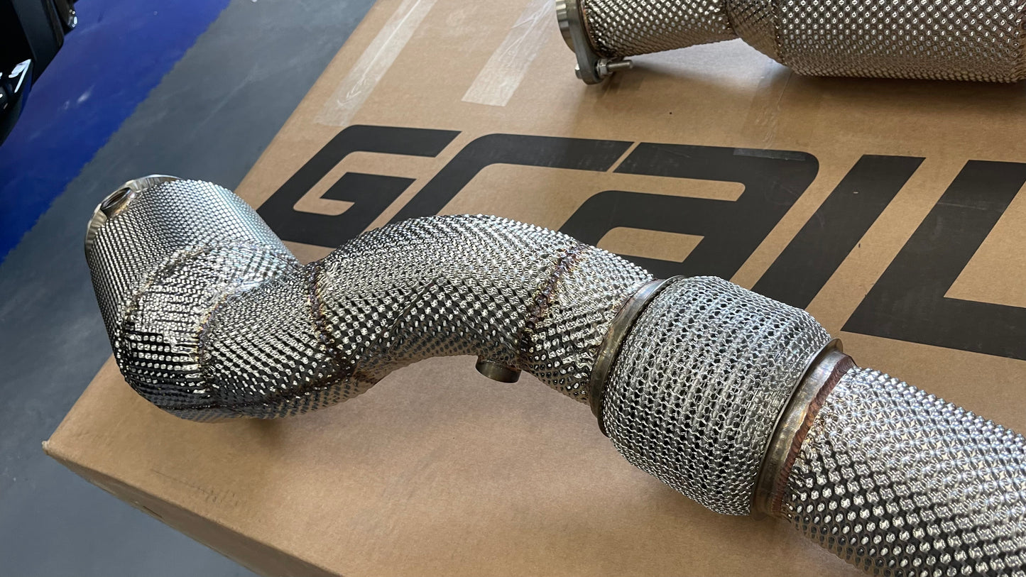 GRAIL | BMW G8x M3/M4 (Competition) 200 cell downpipes ECE/TÜV Certified