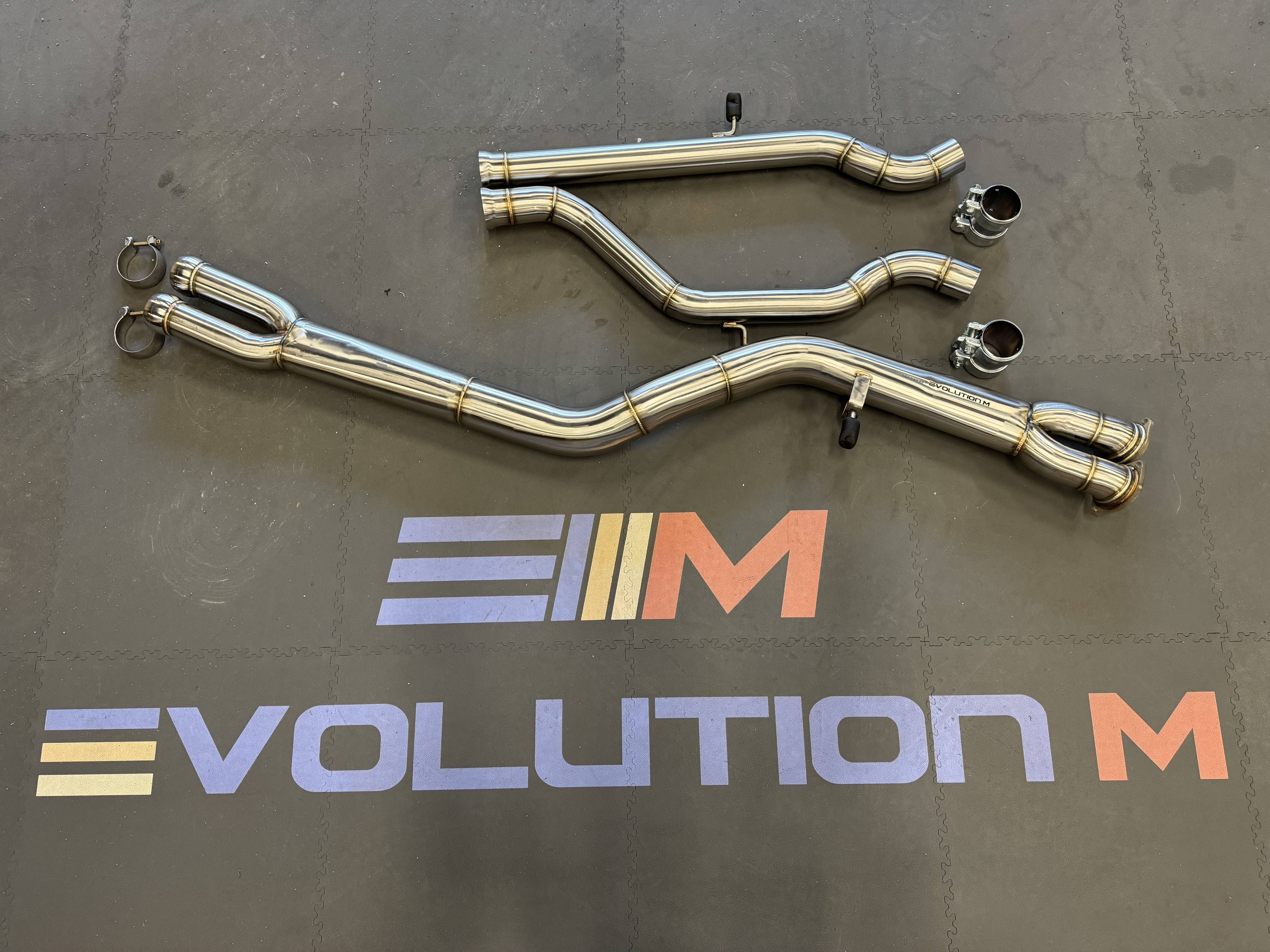 EVOLUTION M – BMW F8x M3/M4 (Competition, CS, GTS) Single Midpipe