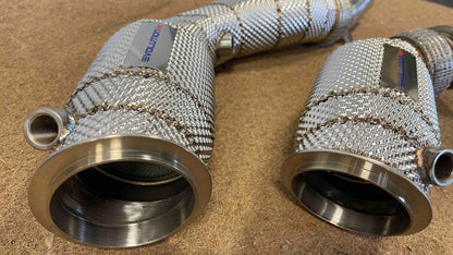 EVOLUTION M | BMW F8x M2 Comp/M3/M4 Downpipes (Catless of 200 cell)