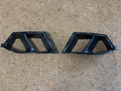 EVOLUTION M | BMW G8x M3/M4 (Competition) Carbon front bumper ducts (Gloss or Matte)