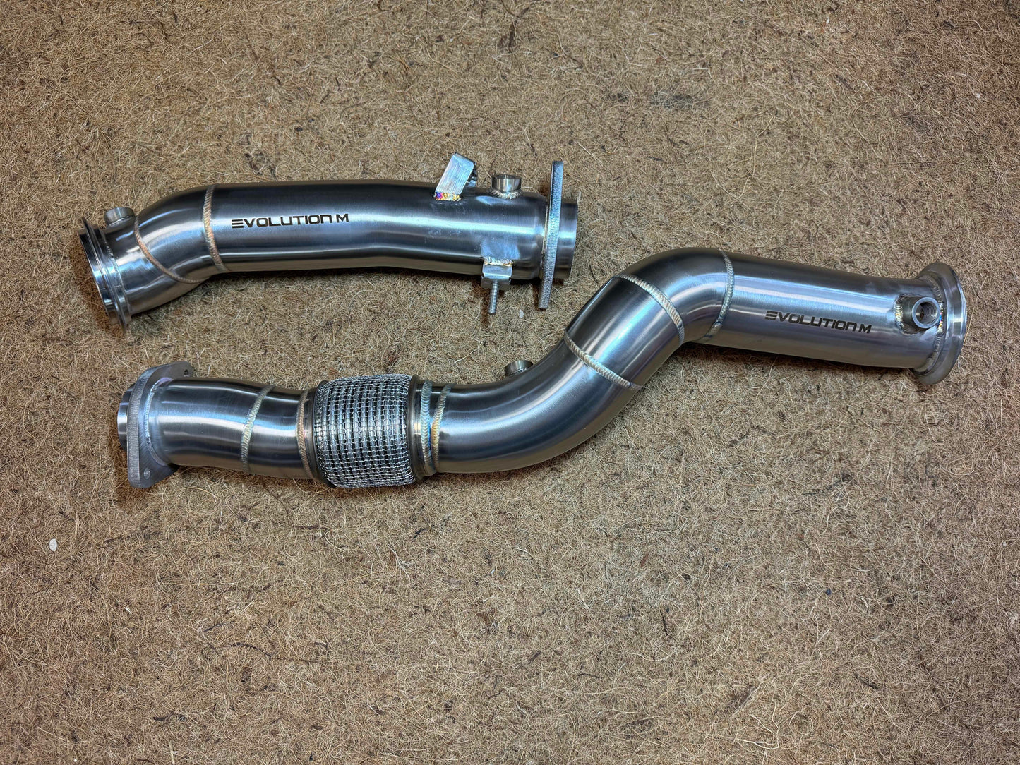 EVOLUTION M | BMW G8x M2 / M3 / M4 Downpipes (catless of 200 cell)