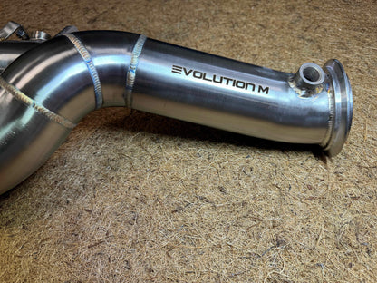 EVOLUTION M | BMW G8x M2 / M3 / M4 Downpipes (catless of 200 cell)