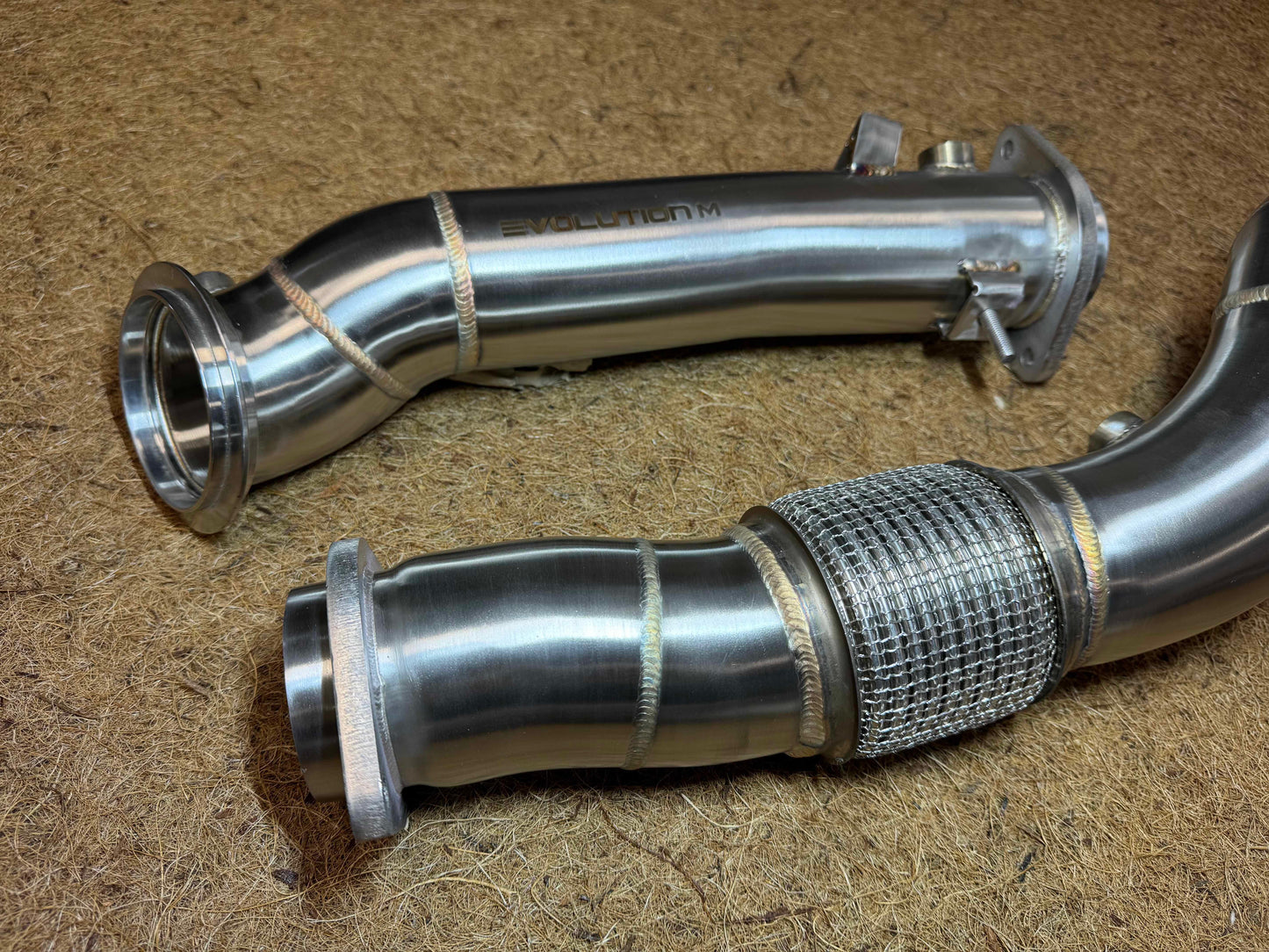 EVOLUTION M | BMW G8x M2 / M3 / M4 Downpipes (catless or 200 cell)