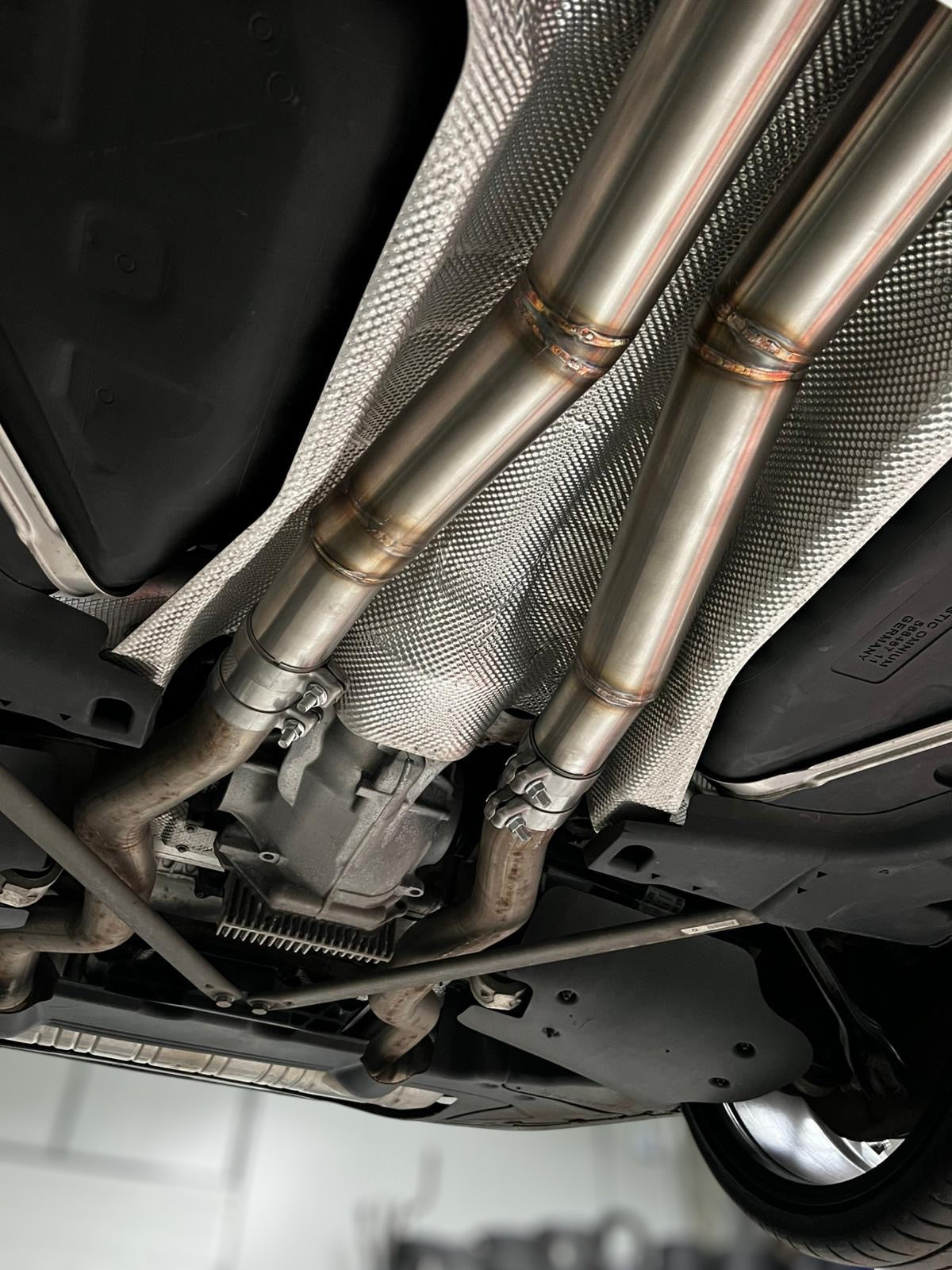 Evolution M | BMW G14/G15/G16 M850i LCI OPF Delete Midpipe (2022-2026)