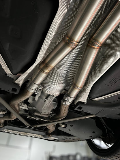 Evolution M | BMW G14/G15/G16 M850i LCI OPF Delete Midpipe (2022-2026)