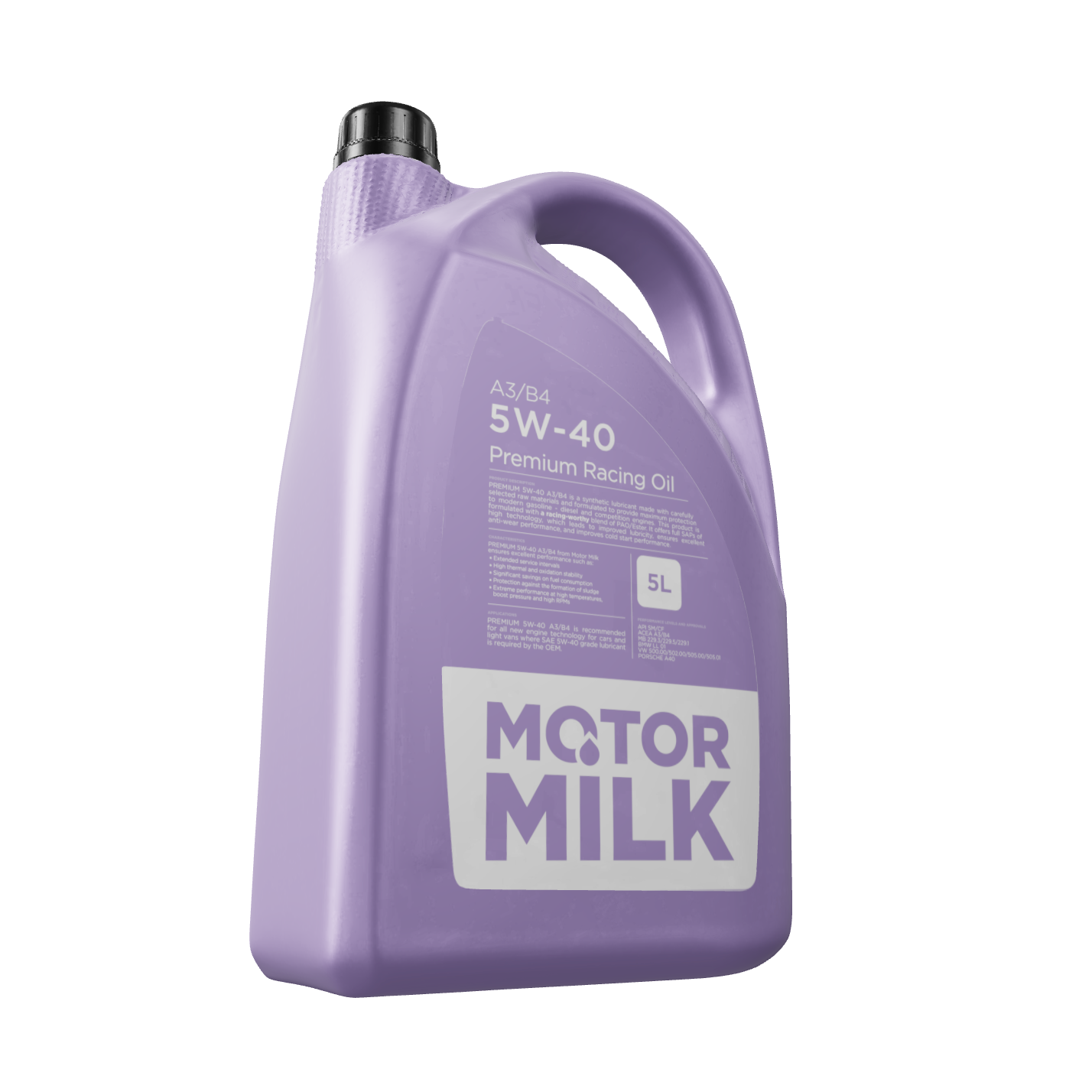 Motor Milk™ | 5W-40 Premium Racing Oil
