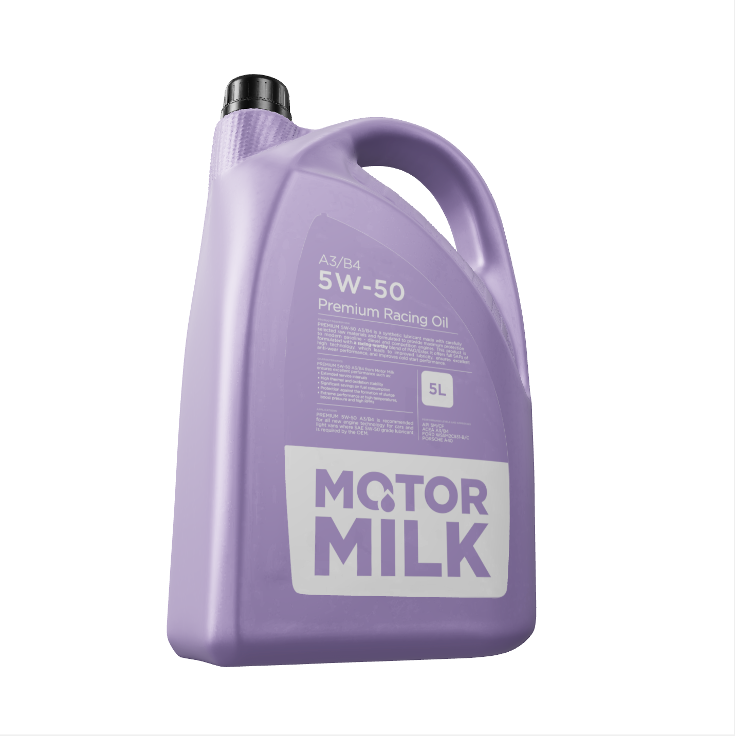 Motor Milk™ | 5W-50 Premium Racing Oil