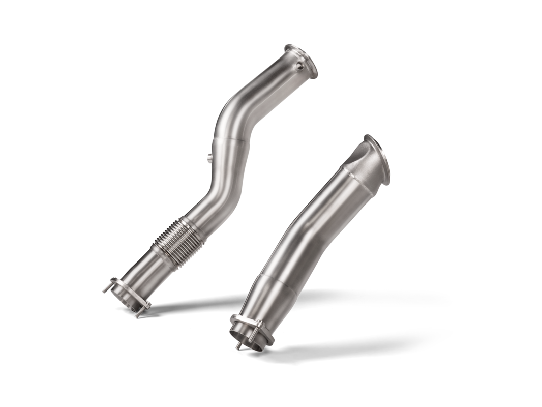 AKRAPOVIC – BMW G8x M2 / M3 / M4 (Competition, CS, CSL) Downpipes (Catless or 200 cell)