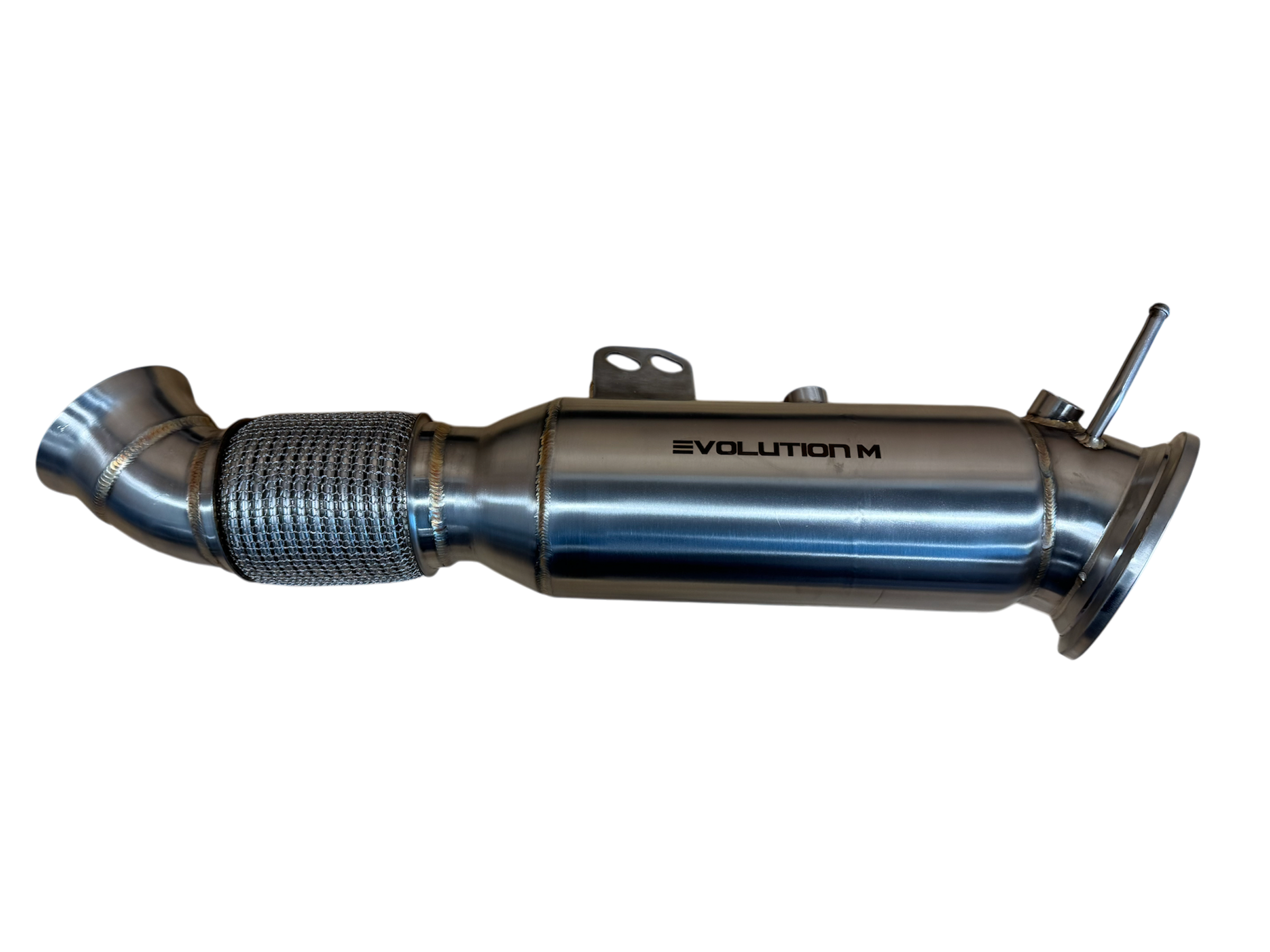 EVOLUTION M – BMW B58 Gen 2 Downpipe 200 cell EURO6 or catless for X cars (X3 M40i, X4 M40i, X5 45e, X5 40i, X6 40i, X7 40i) view 1