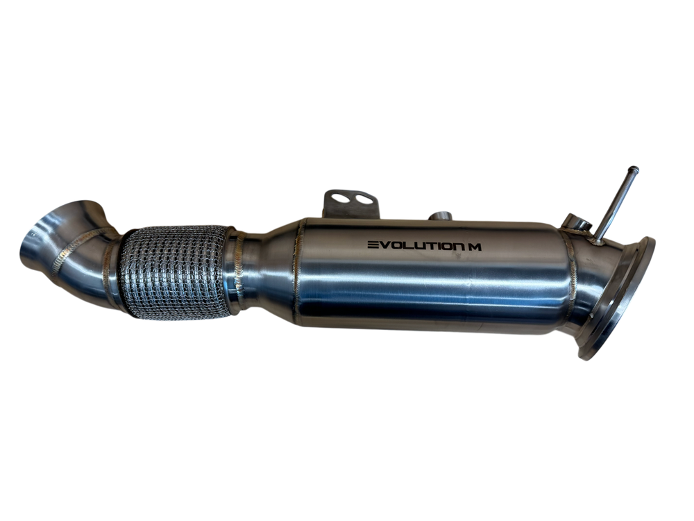 EVOLUTION M – BMW B58 Gen 2 Downpipe 200 cell EURO6 or catless for X cars (X3 M40i, X4 M40i, X5 45e, X5 40i, X6 40i, X7 40i) sold by AutoTopNL