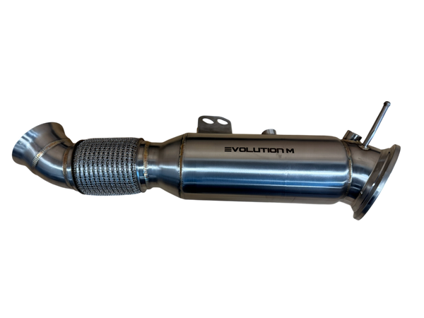 EVOLUTION M – BMW B58 Gen 2 Downpipe 200 cell EURO6 or catless for X cars (X3 M40i, X4 M40i, X5 45e, X5 40i, X6 40i, X7 40i) sold by AutoTopNL