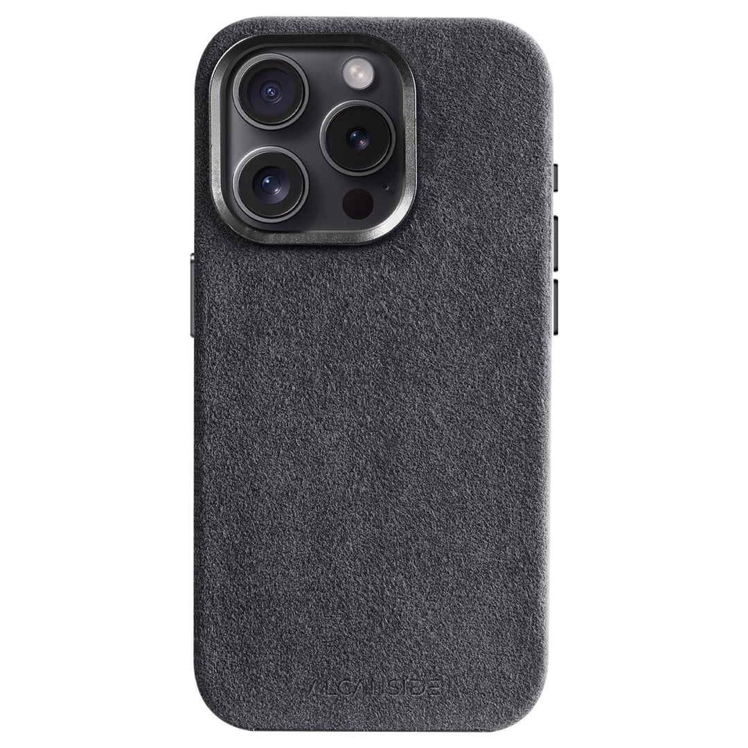 Alcanside | iPhone 15 Pro Max Alcantara Case | Space Grey