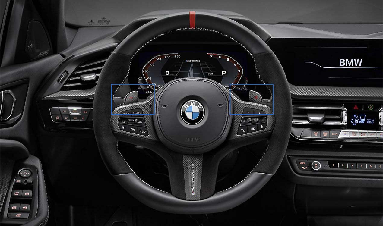 BMW M-Performance – OEM Carbon shift paddles