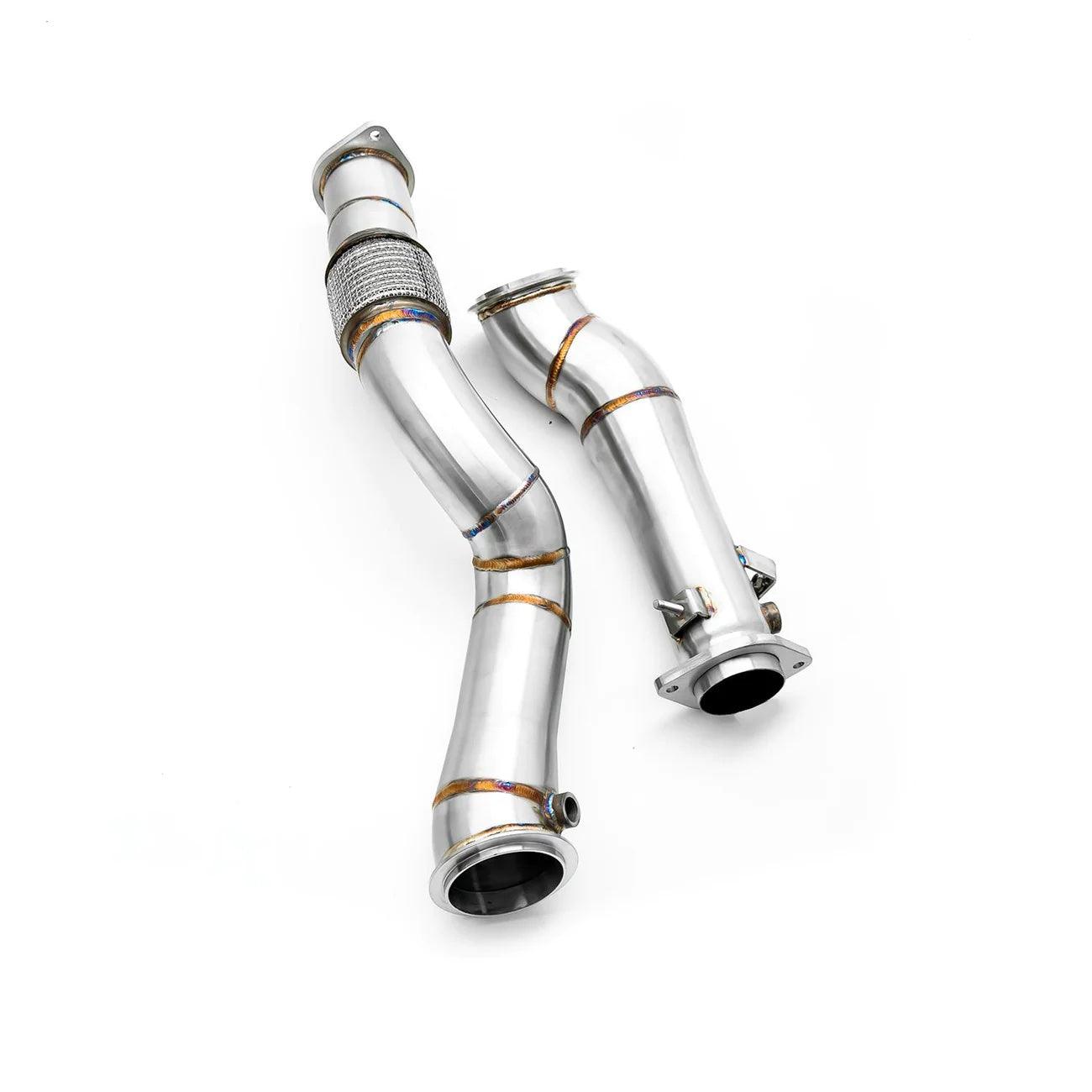 X-Haust Catless Downpipes – BMW G8x M3/M4 (Competition)